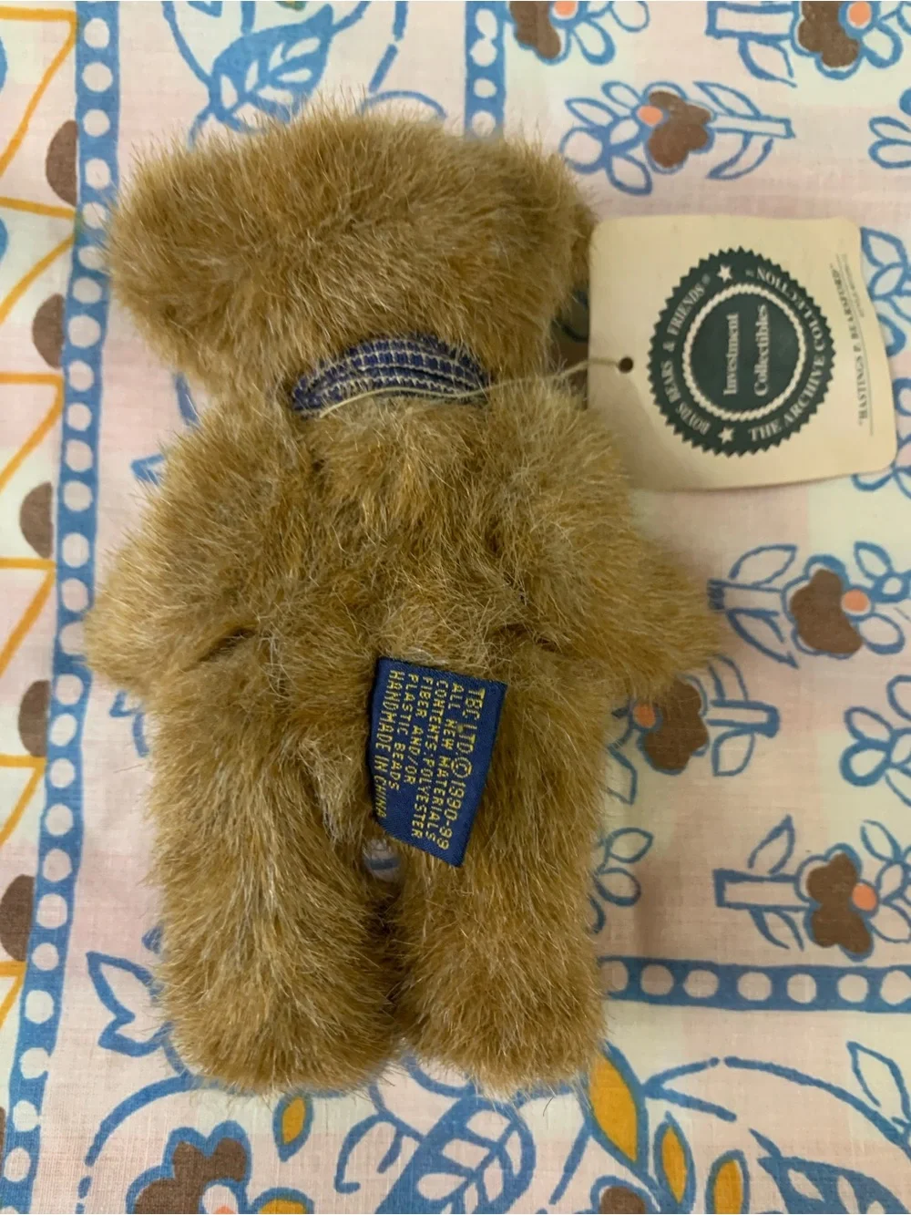 Vintage Boyds Bears Hastings P Bearsford 57250-11 Jointed Plush Tag Retired 6”